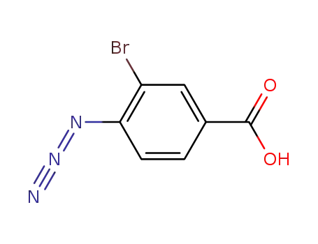Benzoic acid, 4-azido-3-bromo-