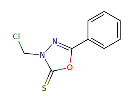 1,3,4-Oxadiazole-2(3H)-thione, 3-(chloromethyl)-5-phenyl-
