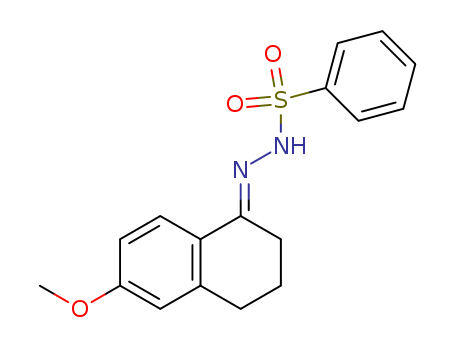 (E)-N'-(6-Methoxy-3,4-dihydronaphthalen-1(2H)-ylidene)benzenesulfonohydrazide