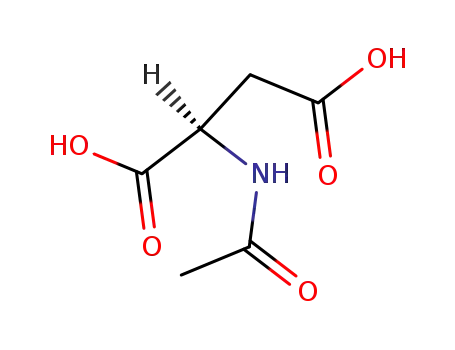 Molecular Structure of 128574-89-0 (N-ACETYL-D-ASPARTIC ACID)