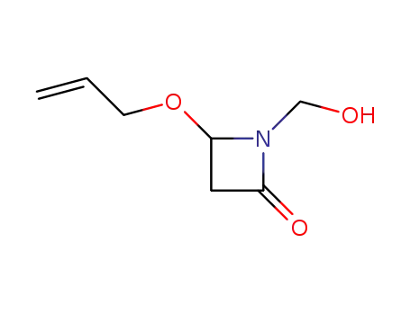 N-(hydroxymethyl)-4-(allyloxy)-2-azetidinone