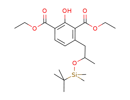 diethyl 4-(2-tert-butyldimethylsilyloxy)propyl-2-hydroxyisophthalate