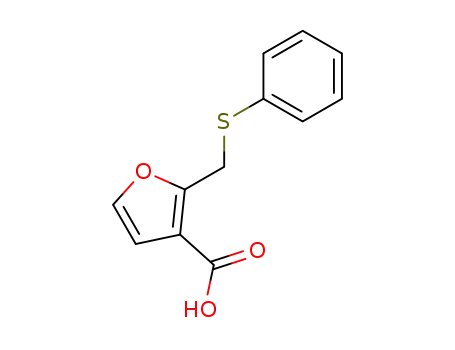 3-Furancarboxylic acid, 2-[(phenylthio)methyl]-