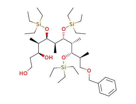 (3S,4R,5R,6S,7R,8R,9S,10S)-11-Benzyloxy-4,6,8,10-tetramethyl-5,7,9-tris-triethylsilanyloxy-undecane-1,3-diol