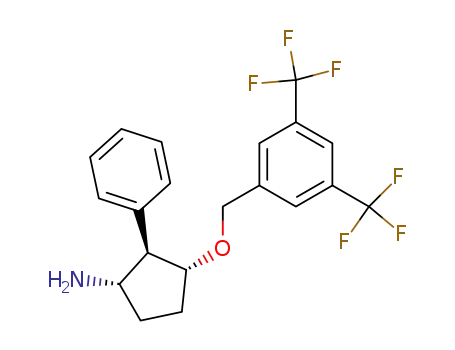 (1S,2R,3R)-3-(3,5-Bis-trifluoromethyl-benzyloxy)-2-phenyl-cyclopentylamine
