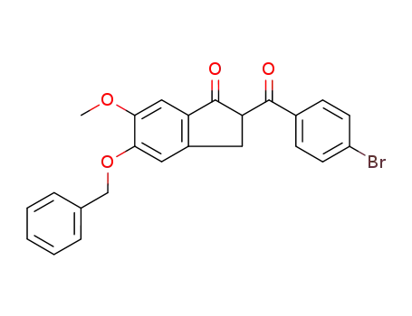 5-(benzyloxy)-2-(4-bromobenzoyl)-6-methoxyindan-1-one
