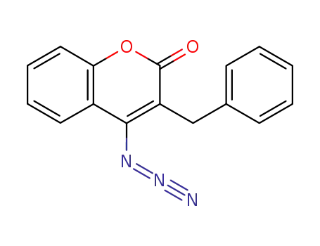 2H-1-Benzopyran-2-one, 4-azido-3-(phenylmethyl)-