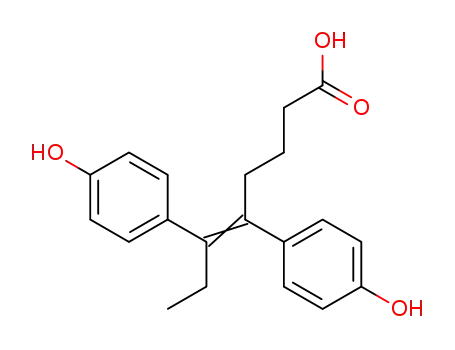 5,6-bis(4-hydroxyphenyl)-5-octenoic acid