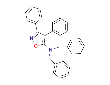 Dibenzyl-(3,4-diphenyl-isoxazol-5-yl)-amine