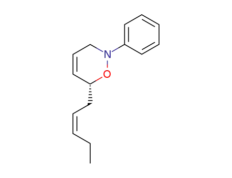 (6R,2'Z)-6-pent-2'-enyl-2-phenyl-3,6-dihydro-2H-[1,2]oxazine