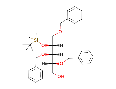 (2R,3S,4R)-2,3,5-Tris-benzyloxy-4-(tert-butyl-dimethyl-silanyloxy)-pentan-1-ol