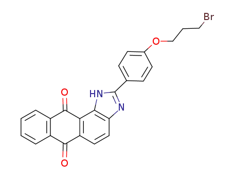 2-[4-(3-bromopropyloxy)phenyl]-1H-anthra[1,2-d]imidazole-6,11-dione