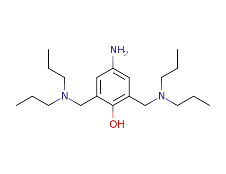 Molecular Structure of 121836-32-6 (4-amino-2,6-bis(dipropylaminomethyl)phenol)