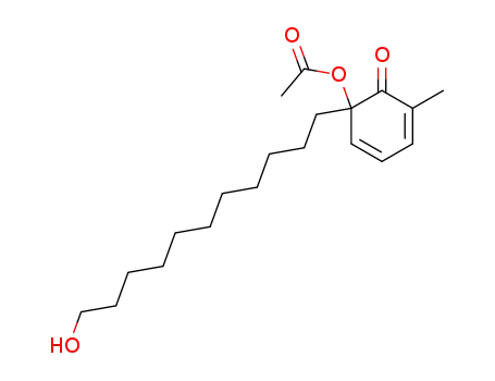 2,4-Cyclohexadien-1-one,
6-(acetyloxy)-6-(11-hydroxyundecyl)-2-methyl-