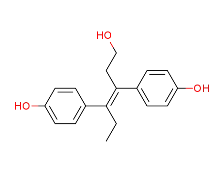 Molecular Structure of 62080-79-9 (3,4-bis(4-hydroxyphenyl)-3-hexenol)