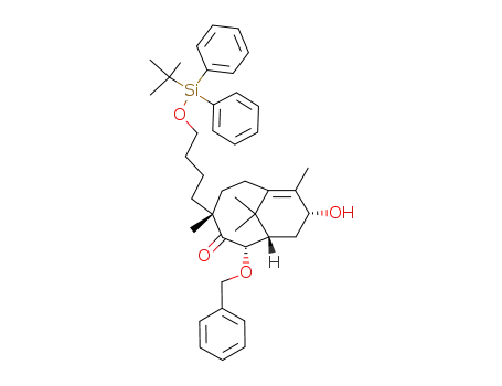 (1S,2S,4R,9R)-4-[4-(tert-butyldiphenylsilyloxy)butyl]-9-hydroxy-4,8,11,11-tetramethyl-2-(phenylmethoxy)bicyclo[5.3.1]undec-7-en-3-one