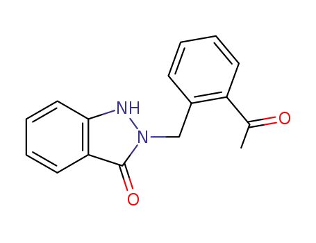 3H-Indazol-3-one, 2-[(2-acetylphenyl)methyl]-1,2-dihydro-