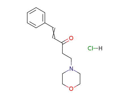 Molecular Structure of 2983-42-8 (1-Penten-3-one, 5-(4-morpholinyl)-1-phenyl-, hydrochloride)