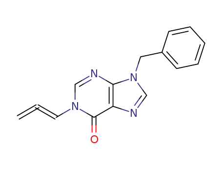 9-Benzyl-1-propa-1,2-dienyl-1,9-dihydro-purin-6-one