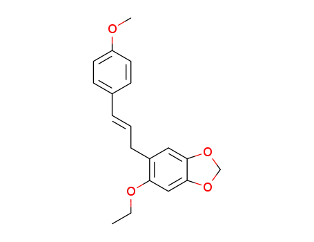 1,3-Benzodioxole, 5-ethoxy-6-[3-(4-methoxyphenyl)-2-propenyl]-, (E)-