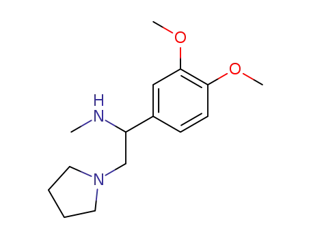 (R,S)-N-[2-(3,4-dimethoxyphenyl)-2-methylaminoethyl]pyrrolidine