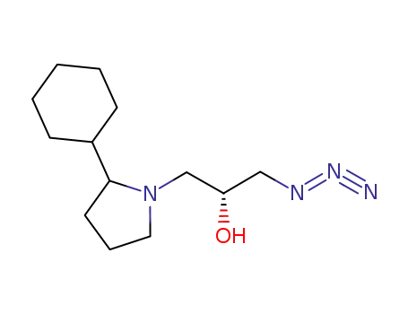 (R)-1-azido-3-(2-cyclohexylpyrrolidin-1-yl) propan-2-ol