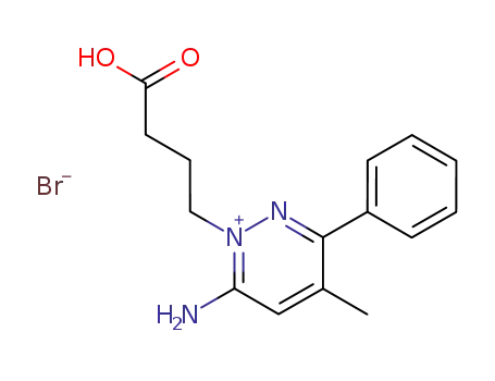 1(6H)-Pyridazinebutanoic acid, 6-imino-4-methyl-3-phenyl-,
monohydrobromide