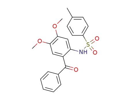 Benzenesulfonamide, N-(2-benzoyl-4,5-dimethoxyphenyl)-4-methyl-