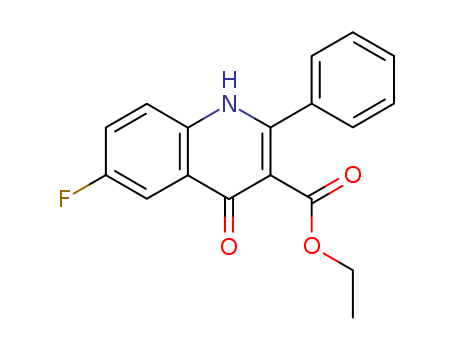3-QUINOLINECARBOXYLIC ACID,6-FLUORO-4-HYDROXY-2-PHENYL-,ETHYL ESTER