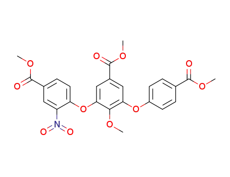 4-Methoxy-3-(4-methoxycarbonyl-2-nitro-phenoxy)-5-(4-methoxycarbonyl-phenoxy)-benzoic acid methyl ester