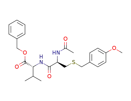 N-acetyl-S-p-methoxybenzyl-(2R)-cysteinyl-(2R)-valine benzyl ester