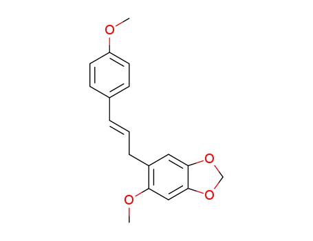 1,3-Benzodioxole, 5-methoxy-6-[3-(4-methoxyphenyl)-2-propenyl]-, (E)-