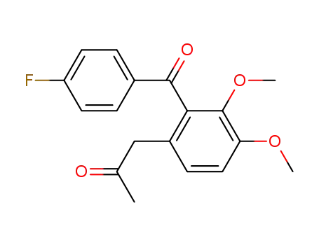 2-Propanone, 1-[2-(4-fluorobenzoyl)-3,4-dimethoxyphenyl]-