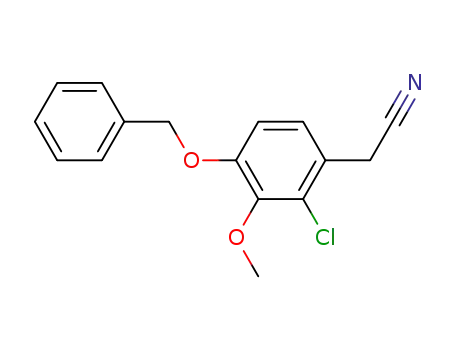 2-Chloro-3-methoxy-4-(phenylmethoxy)benzeneacetonitrile