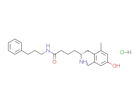 δ(R)-amino-4-hydroxy-2,6-dimethyl-N-(3-phenylpropyl)benzenehexanamide hydrochloride