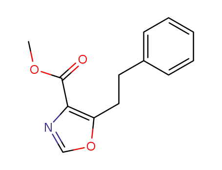 4-Oxazolecarboxylic acid, 5-(2-phenylethyl)-, methyl ester