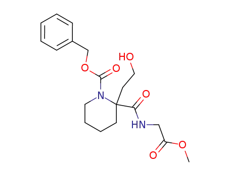 Methyl N-(benzyloxycarbonyl)-2(RS)-(hydroxyethyl)pipecolylglycinate