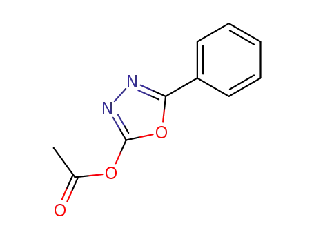 1,3,4-Oxadiazol-2-ol, 5-phenyl-, acetate (ester)
