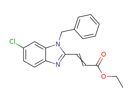 (E)-3-(1-Benzyl-6-chloro-1H-benzoimidazol-2-yl)-acrylic acid ethyl ester