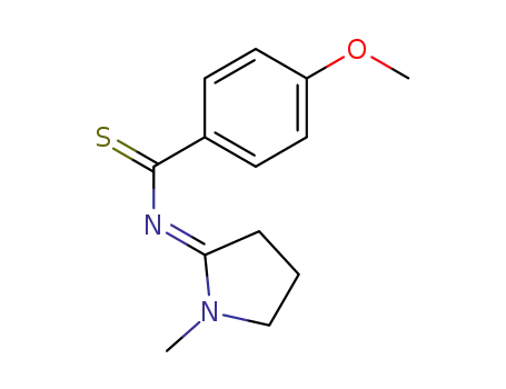 Benzenecarbothioamide, 4-methoxy-N-(1-methyl-2-pyrrolidinylidene)-