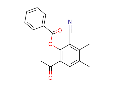 3-cyano-4,5-dimethyl-2-benzoyloxyacetophenone