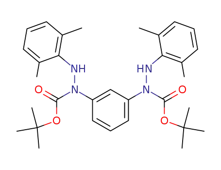 di-tert-butyl 1,1'-(1,3-phenylene)bis(2-(2,6-dimethylphenyl)hydrazinecarboxylate)