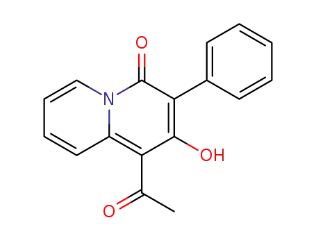 1-Acetyl-2-hydroxy-3-phenyl-4-chinolizinon