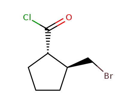 Cyclopentanecarbonyl chloride, 2-(bromomethyl)-