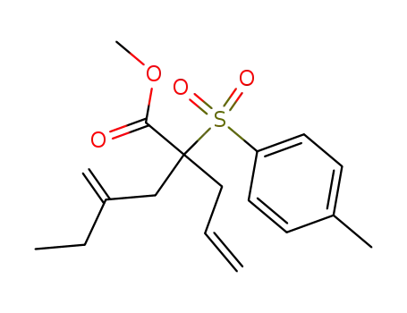 2-allyl-4-ethyl-2-(toluene-4-sulfonyl)-pent-4-enoic acid methyl ester