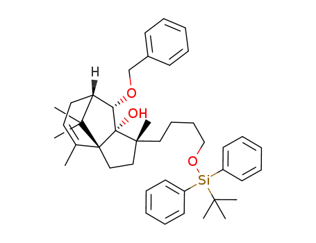 (1R,3aR,7S,8S,8aR)-1-[4-(tert-butyldiphenylsilyloxy)butyl]-2,3,7,8-tetrahydro-1,4,9,9-tetramethyl-8-(phenylmethoxy)-1H-3a,7-methanoazulen-8a(6H)-ol