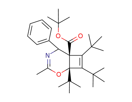 1,7,8-Tri-tert-butyl-3-methyl-5-phenyl-2-oxa-4-azabicyclo<4.2.0>octa-3,7-dien-6-carbonsaeure-tert-butylester