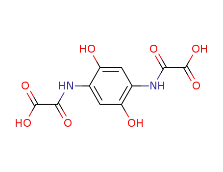 Molecular Structure of 92643-81-7 (Acetic acid, 2,2'-[(2,5-dihydroxy-1,4-phenylene)diimino]bis[2-oxo-)
