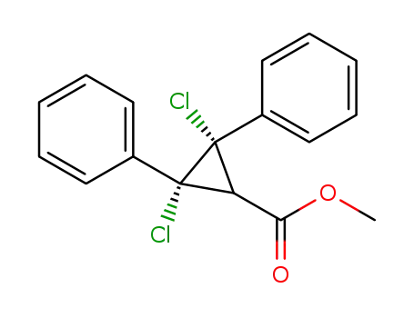 methyl 2,3-dichloro-cis,cis-2,3-diphenylcyclopropanecarboxylate