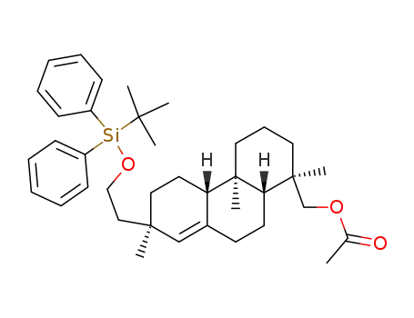 16-tert-butyldiphenylsilyloxy-13-epi-pimar-8<sup>(14)</sup>-en-18-ol, acetate